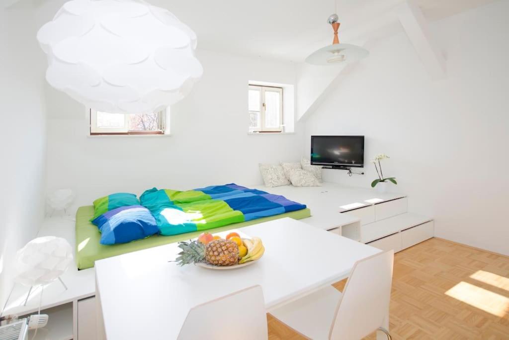 The Cute, Sunny Apartment In The Center +P リュブリャナ エクステリア 写真